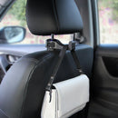Universal 2 in 1 Car Seat Headrest Hook Phone Holder Back Seat Organizer Ha