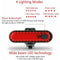 Waterproof Safety Indicator Bike Tail Light Bright Rear Lamp Bicycle Taillight