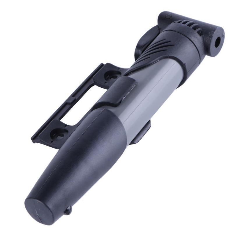 Portable Folding Bicycle Air Pump Inflator for Presta Schrader Valve Grey