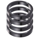 4x Bicycle Front Fork Washer MTB Bike Headset Spacers Gasket Ring (Black) Newly