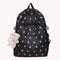 #A Fashion Floral Backpack Nylon Female Preppy Style Large Capacity Schoolbags