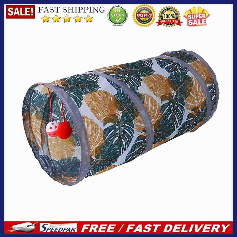 Pet Cat Tunnel Toys Foldable Kitten Training Interactive Fun Rabbit Play Tunn