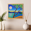 Diamond Painting 5D DIY Tree by the lake Full Special Drill Rhinestone Newly