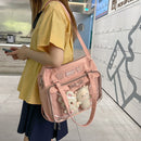 Fashion Handbags Japanese Shoulder Bag Clear Messenger Crossbody Pouch for Girls