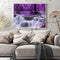 Paint By Numbers Purple Forest Waterfall DIY Acrylic Painting Kit (B964)