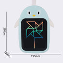 8.5in LCD Penguin Electronic Writing Tablet Kids Handwriting Board (Blue)