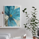 DIY Paint By Number Kit Blue Flowers Acrylic Paint Office Art Ornament Gifts