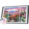 Frameless Painting By Numbers Courtyard DIY Drawing On Canvas Craft Triptych Kit
