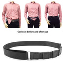 Non-Brief Near Shirt Stay Holder Black Adjustable Belt Formal Dressing Accessory