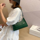 Women Casual PU Leather Solid Handbags Purse Ladies Zipper Totes Shoulder Bags