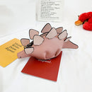 Women Contrast Color Messenger Bag Female PU Leather Dinosaur Mini Shoulder Bags