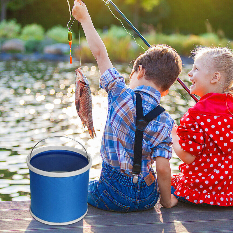 Folding Water Container Outdoor Camping Travel Hiking Fishing Collapsible Bucket