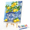Frameless Oil Paint By Numbers DIY Lemon Picture Craft Kit for Home Living Ro