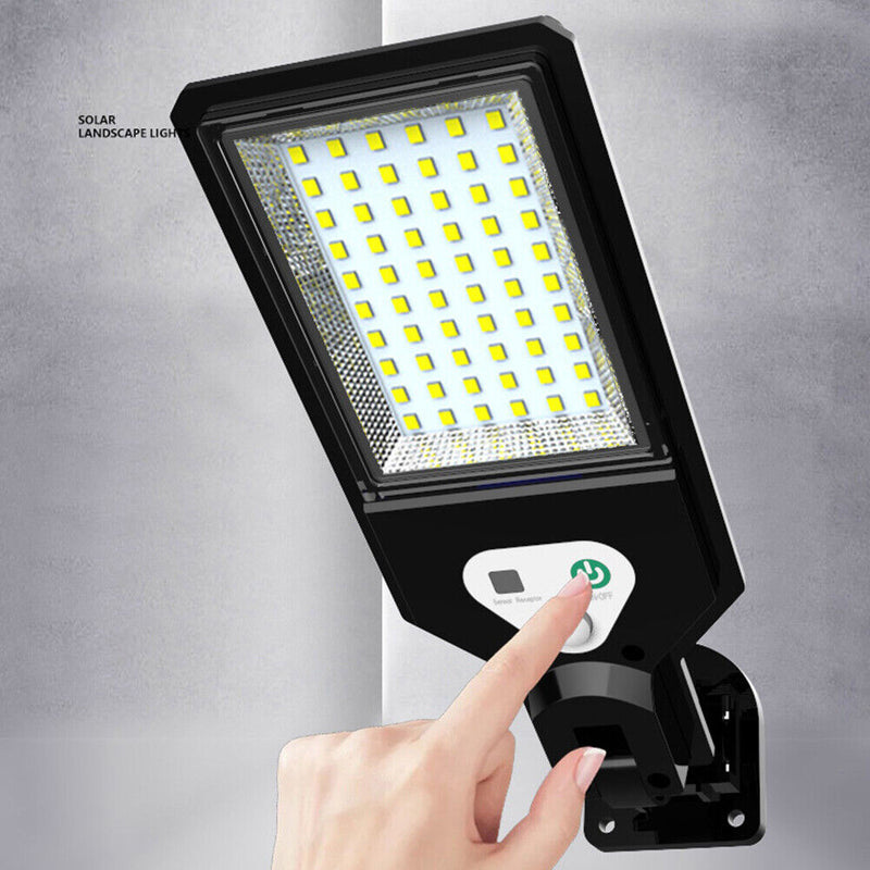 Solar Powered Wall Lamp Waterproof PIR Motion Sensor Outdoor Yard Light (D)