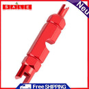 Bicycle Valve Core Tool Multi Function Air Nozzle Extension Disassembly Wrench