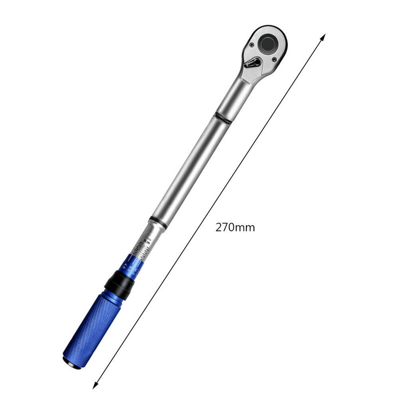 Adjustable Torque Key Wrench Car Auto High Precision 1/4 Spanner Tool Kit Newly