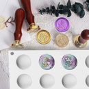 30 Grid DIY Craft Wax Seal Stamp Mold Silicone Pad X3A9
