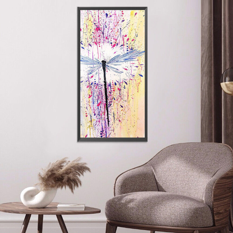 Canvas Paint By Numbers Dragonfly Oil Hand Painted Drawing Kit Home Decoration