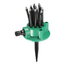 360° Automatic Flexible Tube Multi Head Lawn Garden Sprinkler Watering Sprayer`