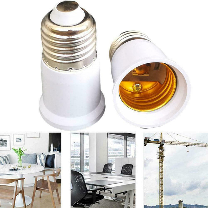 1xE27 to E27 Converter Extension Adapter Socket LED 7T6T Bulb Base b Lamp R2K5