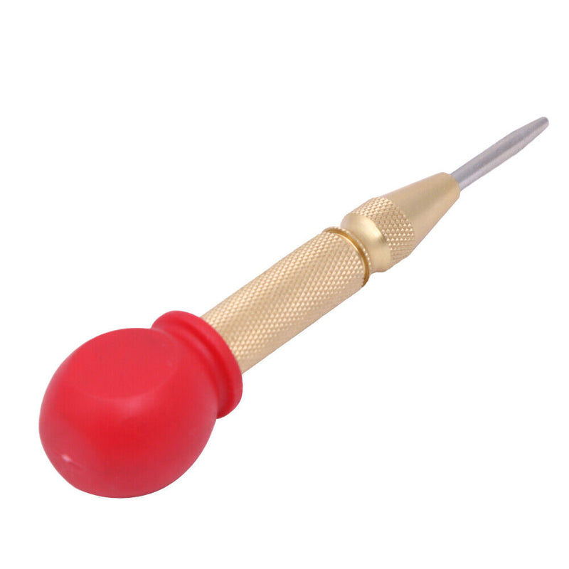 red handle 5 Inch Automatic Center Pin Punch Spring Loaded Marking Newly