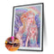 5D DIY Partial Drill Special Shape Girl Rhinestone Diamond Drawing for Home
