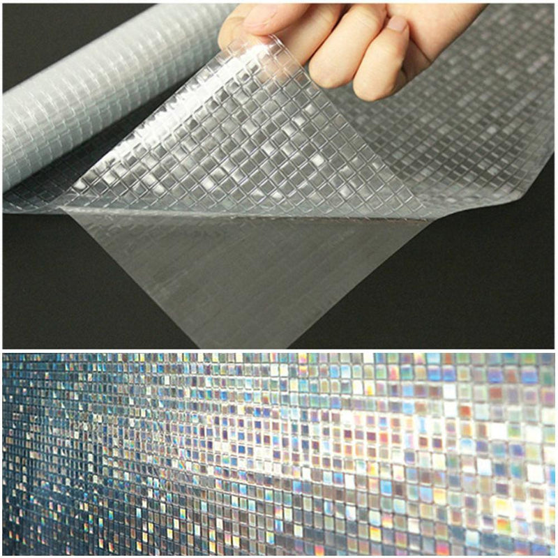 Mosaic PVC Waterproof Anti Oil Frosted Opaque Glass Window Decorative Film Newly