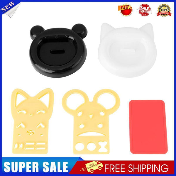 Cute Cat Bear Sushi Nori Rice Ball Mold DIY Bento Food Press Maker Mould