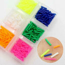 1 BOX FLOAT POLE FISHING RUBBERS FLOAT SELECTION ADAPTORS VARIOUS high L7S3