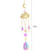 #A 1/5pcs Crystal Wind Chime Light Catcher Chaser Windbell Ornament Garden Decor