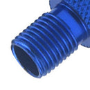 4x Presta to US Bike Tire Valve Adaptor Converter Aluminum Adapter (Blue) Newly