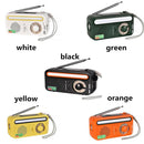 Reading Lamp Flashlight Solar Charging 2000mAh Hand Crank Radio Emergency Radio