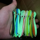 8x 10cm 6g Bionic Loach Fishing Lures Sinking Artificial Soft Baits (Mixed)