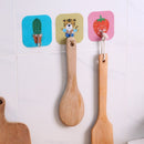 Punch-free Random Color Adhesive Towel Holder Wall Hook Sticky Hook Key Hook