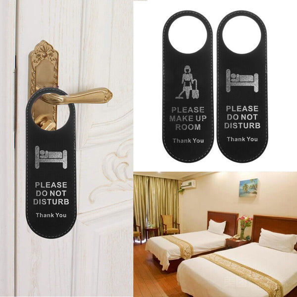 Door Knobs Hanger Pendant Cleaning Label Do Not Disturb Signs Door Hanger Tags