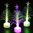 Gifts Mini glowing colorful Color Change LED optical fiber tree Christmas