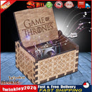GAME OF THRONES Music Box Engraved Wooden Music Box Crafts Kid Xmas Gifts Newly