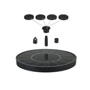Outdoor Floating Solar Powered Waterfall Fountain Garden Water Pump Kits