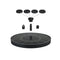 Outdoor Floating Solar Powered Waterfall Fountain Garden Water Pump Kits
