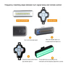 Bicycle taillight USB rechargeable bicycle taillight indicator warning lamp