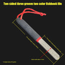 Outdoor Double Groove Fishing Hook Sharpening Hone Grinding Sharpener Tools