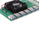 PCI Express 4X 20Gb 1 to 6 Riser Card Mining Miner PCI-E USB3.0 Extenders