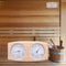 Wooden Sauna Room Humidity Meter Gauge Bathroom Temperature Hygrometer