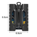 Badge Holder Wallet Metal Money Clip with 1 Clear Window ID Credit Holder
