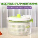 Plastic Large Salad Spinner Leaf Dryer Lettuce Vegs Drainer Dressing Water K9C5