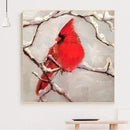 Bird on Branch Oil Paint By Numbers Kit DIY Acrylic Painting on Canvas Frameless