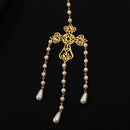 Girls Halo Crown Tassels Headband Hair Band  Virgin Mary Headpiece Golden