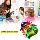 4pcs Hand Tambourine Drum Bell Jingles Percussion Kids Musical Game Toys Newly