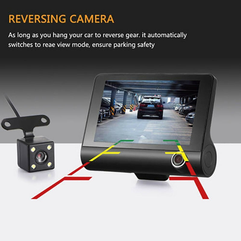 DVR Dual Lens Dash Cam Car Camera Video Recorder Camera 3 Lens Camera Dash Cam