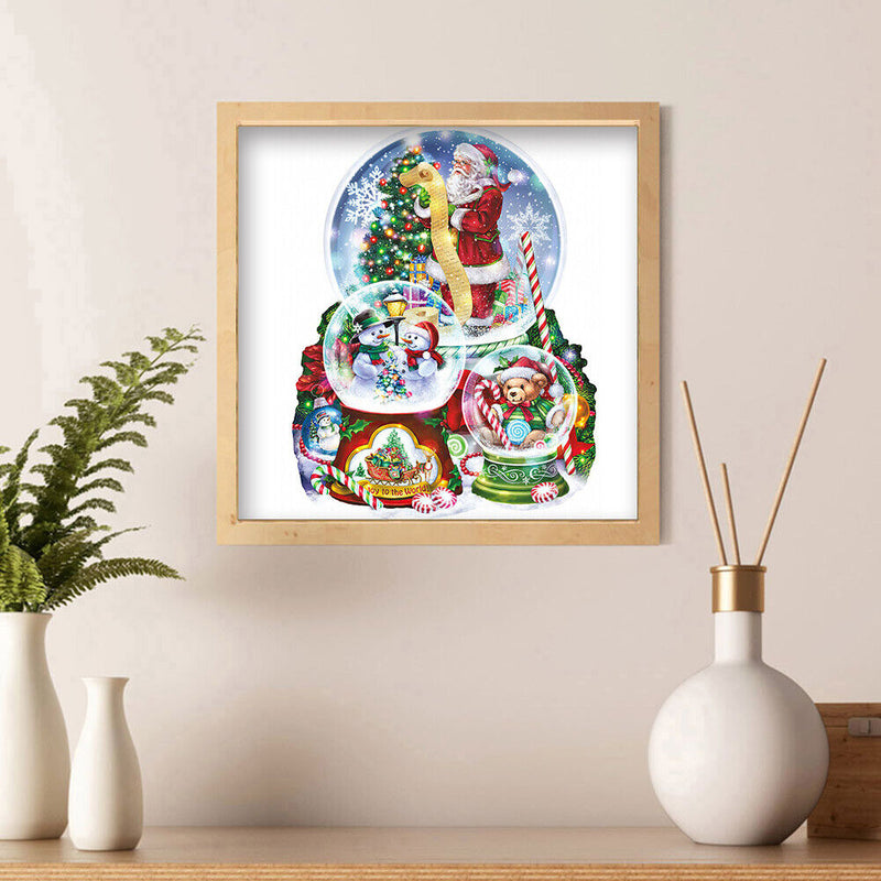 Diamond Painting DIY Christmas Crystal Ball Full Round Drill Rhinestone Kit